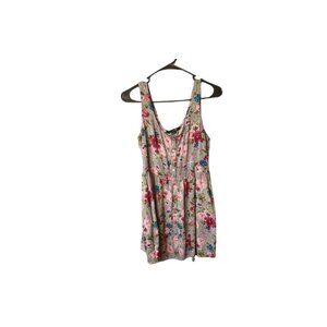 Forever 21 Floral Button Up Dress. Sz Medium